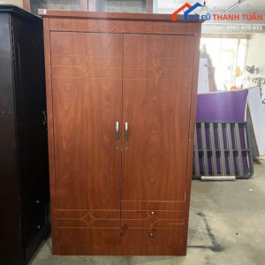 Tủ Quần Áo Cũ 1M2x2M Thiết Kế 2 Cánh Có Hộc