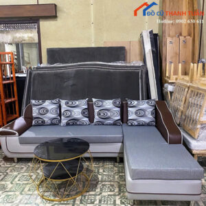 Sofa Góc L Bọc Đệm Phối Màu Độc Đáo Mới 99%
