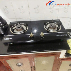 Bếp Gas Đôi Sunhouse Cũ Mặt Kính Đen