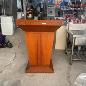 Bục Phát Biểu Cũ 75CMx1M1 Vân Gỗ Có Hộc Tiện Lợi