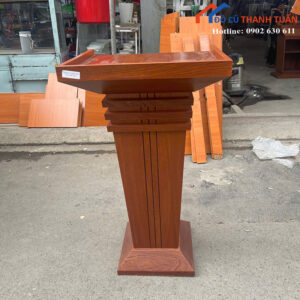 Bục Để Tượng Bác 60CMx1M1 Cũ Vân Gỗ Chắc Chắn