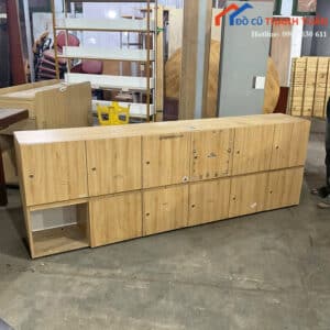 Tủ Hồ Sơ Cũ Vân Gỗ Thiết Kế Nhiều Hộc Tiện Lợi