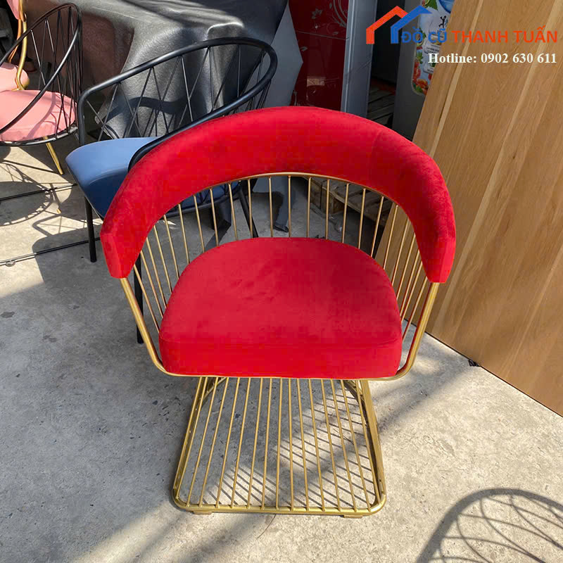 1TR2-TL36 Ghế Cafe Bọc Đệm Êm Ái Mới 99% (Nhiều Mẫu)