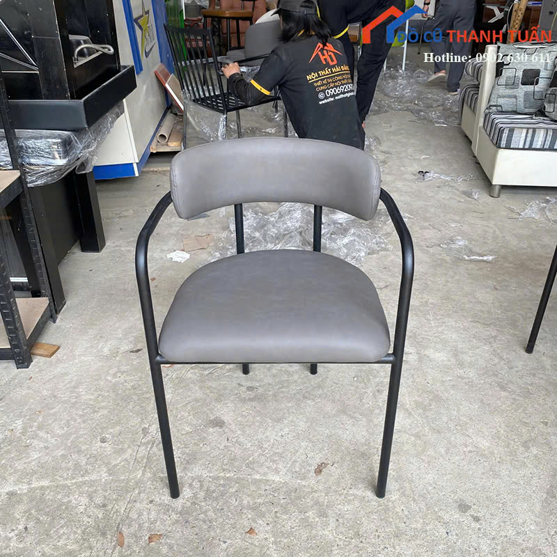 630-TL15 Ghế Cafe Lưng Bo Cong Hiện Đại Mới 99% (Nhiều Mẫu)