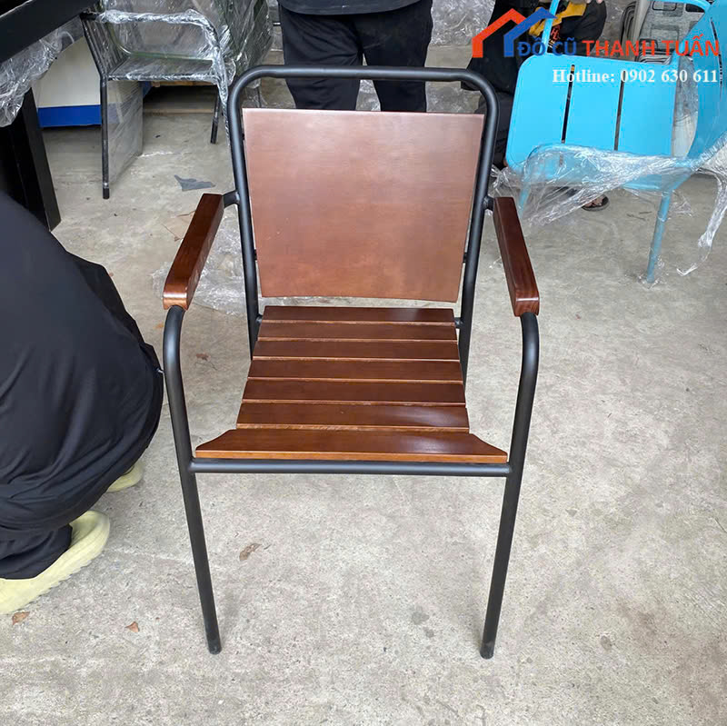 630-TL18 Ghế Cafe Lưng Bo Cong Hiện Đại Mới 99% (Nhiều Mẫu)