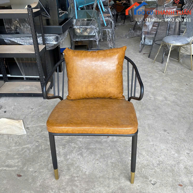 630-TL33 Ghế Cafe Lưng Bo Cong Hiện Đại Mới 99% (Nhiều Mẫu)
