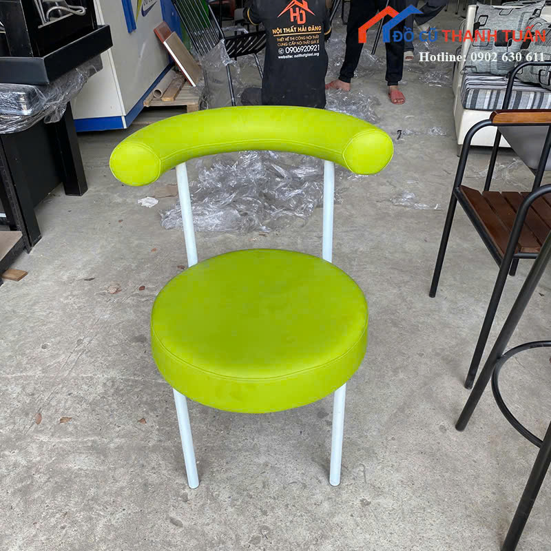 700-TL14 Ghế Cafe Lưng Bo Cong Hiện Đại Mới 99% (Nhiều Mẫu)