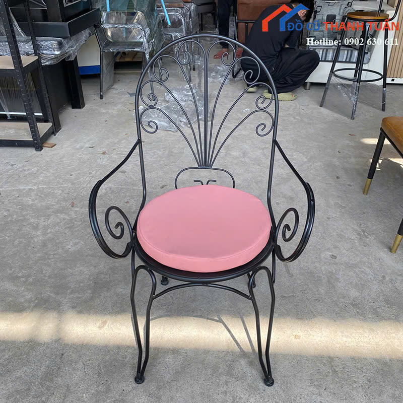 700-TL24 Ghế Cafe Lưng Bo Cong Hiện Đại Mới 99% (Nhiều Mẫu)