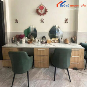 Bàn Trang Điểm Đôi Cũ Thiết Kế Hộc Kéo Tiện Lợi
