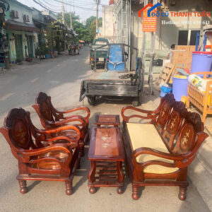 Bộ Salon Gỗ Cũ Kiểu Dáng Truyền Thống Giá Tốt