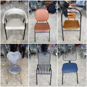 Ghế Cafe Khung Sắt Chắc Chắn Mới 99% (Nhiều Mẫu)