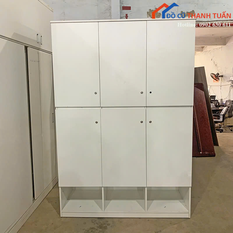 tu-ho-so-cu-1 Tủ Hồ Sơ Cũ 1M5x2M2 Thiết Kế 6 Cánh Rộng Rãi