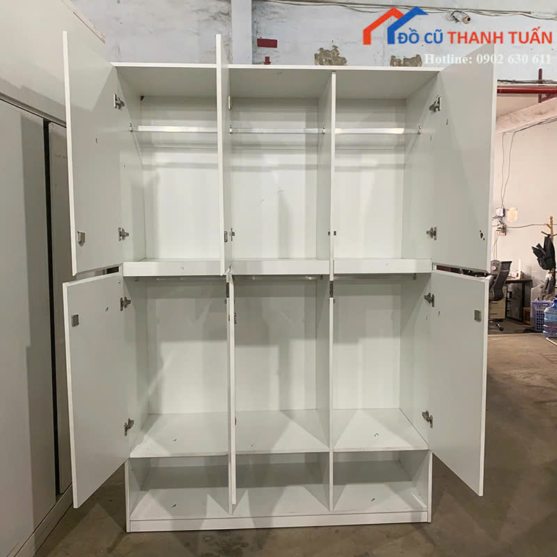 tu-ho-so-cu-2 Tủ Hồ Sơ Cũ 1M5x2M2 Thiết Kế 6 Cánh Rộng Rãi
