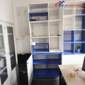 Tủ Hồ Sơ Cũ Màu Trắng Phối Xanh Hiện Đại (Nhiều Mẫu)