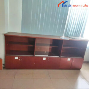 Tủ Hồ Sơ Cũ Màu Nâu Thiết Kế Nhiều Ngăn Tiện Lợi