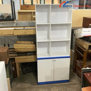 Tủ Hồ Sơ Cũ Màu Trắng Phối Xanh Hiện Đại (Nhiều Mẫu)