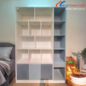 Tủ Trưng Bày Cũ Thiết Kế Nhiều Ô Phối Màu Hiện Đại