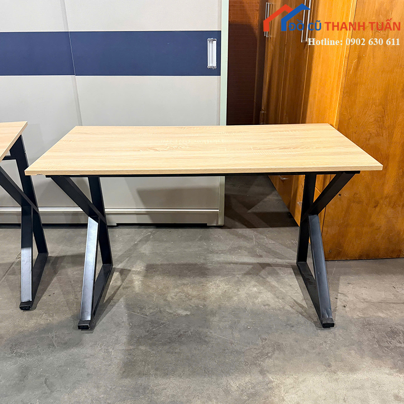 ban-lam-viec-cu-chan-sat-k-1m2x60cm-nhieu-mau-1 Bàn Làm Việc Cũ Chân Sắt K 1M2x60CM (Nhiều Mẫu)