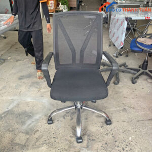 Ghế Văn Phòng Cũ Hòa Phát Lưng Lưới Thoáng Mát