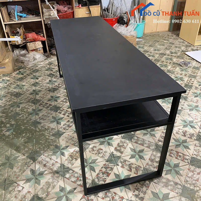 ban-lam-viec-1m8x60cm-mau-den-co-hoc-moi-99-2 Thanh Lý Đồ Nội Thất Cũ - Chuyên Mua Bán Bàn Ghế Cũ Giá Tốt Nhất