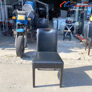 Ghế Ăn Cũ Bọc Da Màu Đen Sang Trọng Giá Tốt