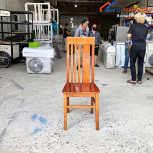 Ghế Ăn Gỗ Cũ Thiết Kế Tựa Lưng Cao Cổ Điển