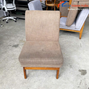 Ghế Cafe Cũ Bọc Vải Dày Dặn Khung Gỗ Chắc Chắn