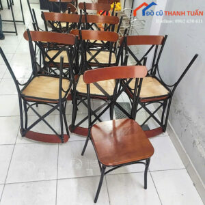 Ghế Cafe Cũ Thiết Kế Lưng Chữ X Hiện Đại Giá Tốt