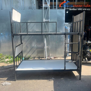 Giường Tầng Cũ Màu Đen Phối Trắng Hiện Đại