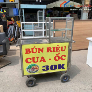 Quầy Bán Hàng Cũ 1Mx1M28 Mặt Kính Tiện Quan Sát