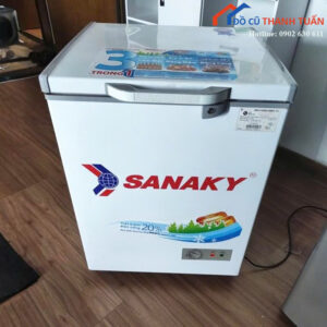 Tủ Đông Cũ Sanaky Màu Trắng 1 Ngăn Tiết Kiệm Điện