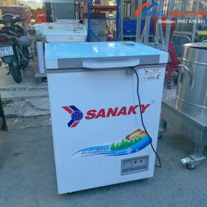 Tủ Đông Cũ Sanaky Màu Trắng 1 Ngăn Tiết Kiệm Điện
