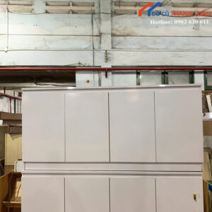 Tủ Đựng Đồ Cũ 1M5x70CM Màu Trắng Thiết Kế 4 Cánh