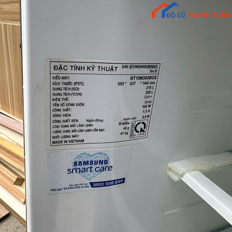 tu-lanh-samsung-cu-216l-hien-dai-tiet-kiem-dien-2 Tủ Lạnh Samsung Cũ 216L Hiện Đại Tiết Kiệm Điện