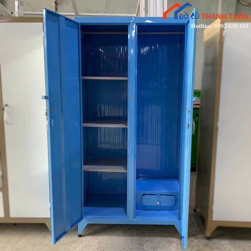 tu-quan-ao-1m8x88cm-2-canh-co-guong-moi-99-2 Thanh Lý Đồ Nội Thất Cũ - Chuyên Mua Bán Bàn Ghế Cũ Giá Tốt Nhất