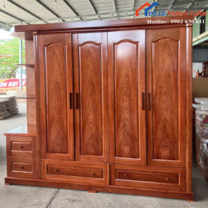 Tủ Quần Áo 2M3x2M Phủ Hương Đá Kèm Kệ Mới 99%