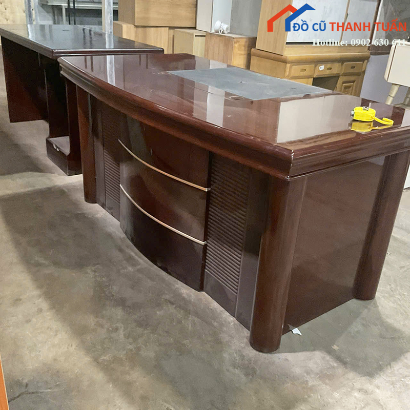 1m6x80cm-G2tr-4-copy Bàn Giám Đốc Cũ 1M6x80CM Hiện Đại (Nhiều Mẫu)
