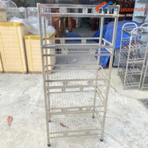 Kệ Inox 1Mx60CM Thiết Kế 5 Tầng Nhỏ Gọn Mới 99%