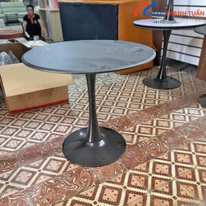 Bàn Cafe Cũ Mặt Tròn Giả Đá Hiện Đại Giá Tốt