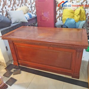 Bàn Giám Đốc Cũ 1M6x60CM Gỗ Xoan Đào Chắc Chắn
