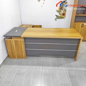 Bàn Giám Đốc Cũ 2Mx1M6 Thiết Kế Góc L Sang Trọng