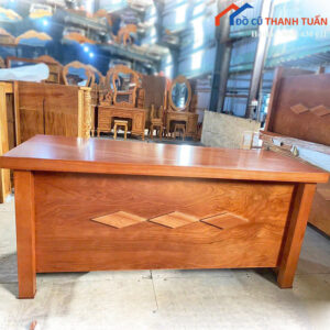 Bàn Giám Đốc Gỗ Tự Nhiên Có Hộc Mới 99%