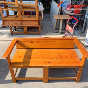 Băng Ghế Cafe Cũ Gỗ Tự Nhiên Thiết Kế Chắc Chắn