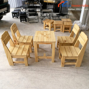 Ghế Gỗ Cafe Cóc Thiết Kế Chắc Chắn Mới 99%