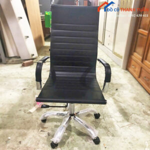 Ghế Văn Phòng Chân Xoay Thiết Kế Lưng Cao Mới 99%