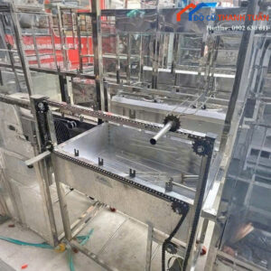 Lò Quay Inox 4 Xiên Thiết Kế Chắc Chắn Mới 99%