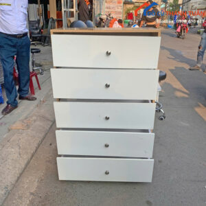 Tủ Đựng Đồ Cũ 1M05x70CM Thiết Kế 5 Ngăn Kéo