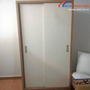 Tủ Quần Áo Cũ 1M2x2M1 Thiết Kế 2 Cánh Lùa