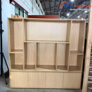 Tủ Trưng Bày Cũ 1M85x35CM Thiết Kế Nhiều Ngăn