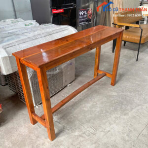 Bàn Học Sinh Cũ 1M2x35CM Khung Gỗ Chắc Chắn